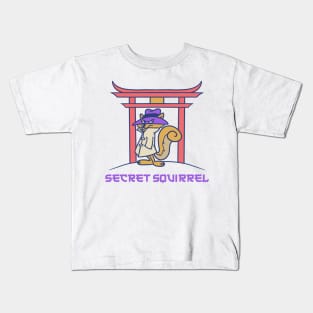 Secret Squirrel Retro Japanese Kids T-Shirt